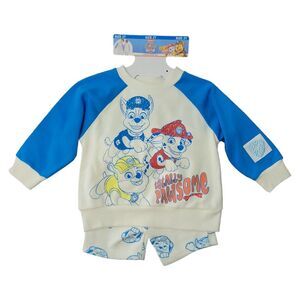 Paw Patrol - Character Crew Neck Top Long Sleeve Elastic Cuffs Toddler 2 Piece S